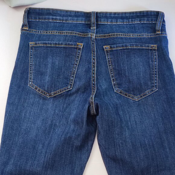 GAP Denim jeans straight leg mid-rise blue women's 28 regular - Picture 4 of 13